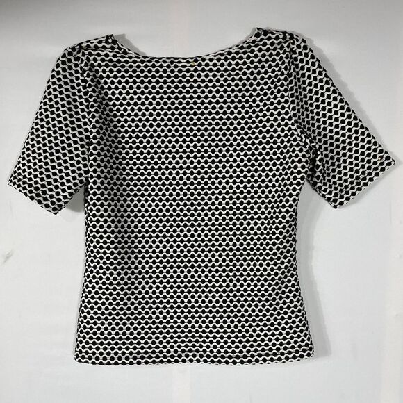 Ruby Rd. Black and White Pattern Blouse - Picture 5 of 8